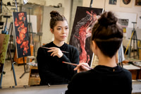 Artist Kiana Ziegler